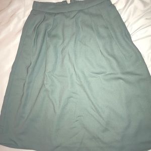 Uniqlo Light Blue Midi Skirt